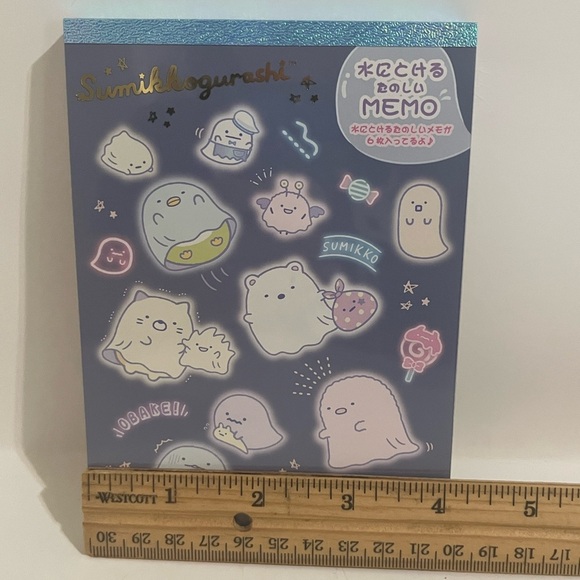 Sumikko Gurashi Obake 2022 Ghost Memo Pad - Picture 5 of 6